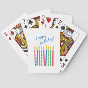 Happy Birthday Playing Cards