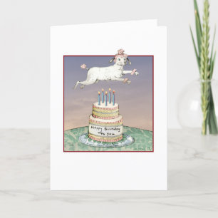 Happy Birthday Poodle Card