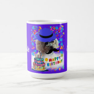 Happy Birthday Poodle Coffee Mug