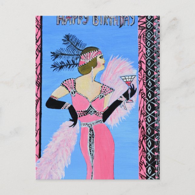 Happy Birthday Postcard (Front)