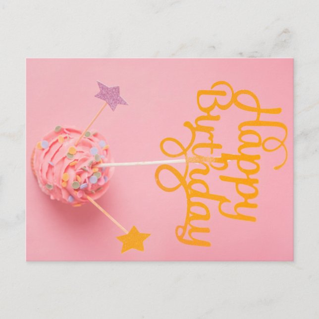 Happy Birthday Postcard (Front)