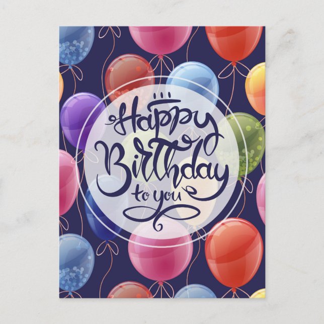 Happy Birthday Postcard (Front)