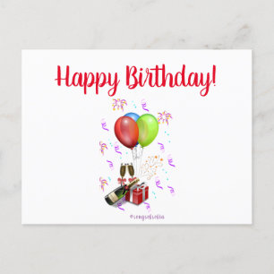 Happy Birthday Postcard