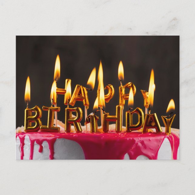Happy Birthday Postcard (Front)