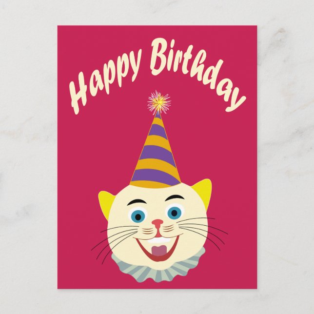 Happy Birthday Postcard (Front)
