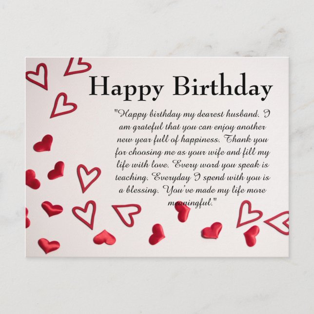  Happy Birthday Postcard (Front)