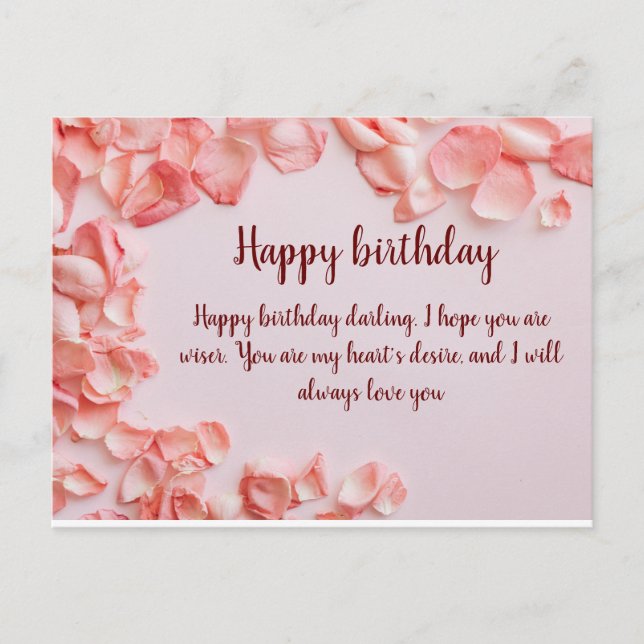 Happy birthday Postcard (Front)