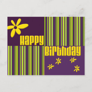 Happy Birthday Postcard