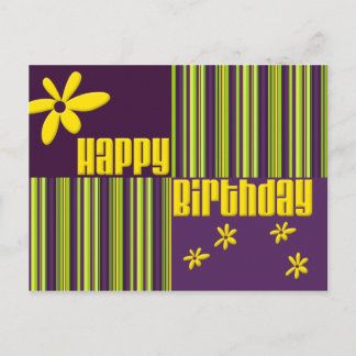 Happy Birthday Postcard