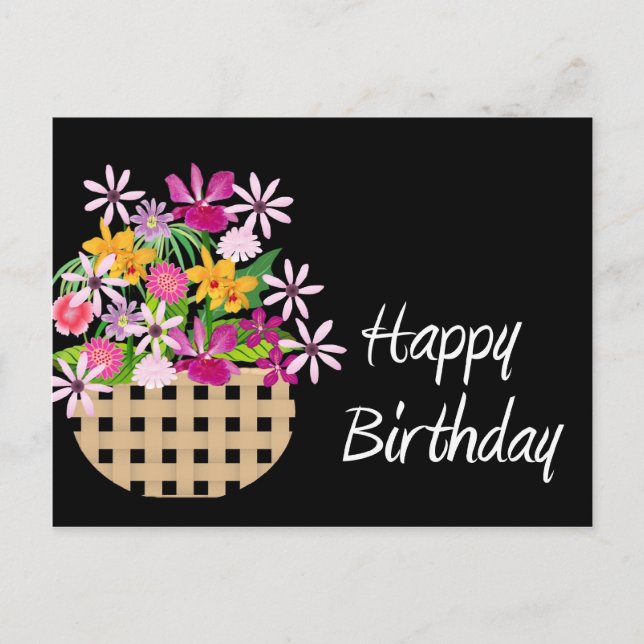 Happy Birthday Postcard (Front)