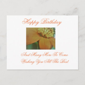 Happy Birthday Postcard