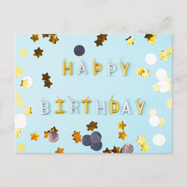 HAPPY BIRTHDAY POSTCARD (Front)