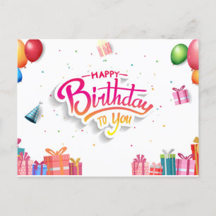 Happy Birthday Postcard