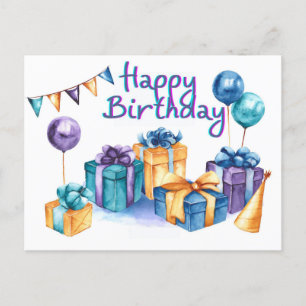 Happy Birthday Postcard