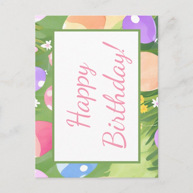 Happy Birthday! Postcard (Front)