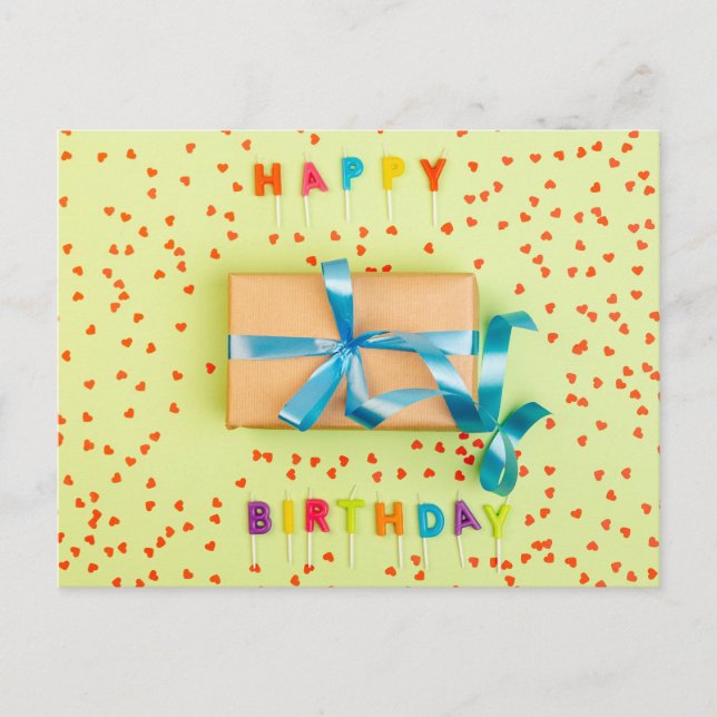 Happy Birthday Postcard (Front)