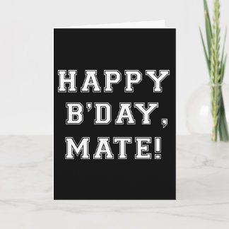 Happy Birthday postcard