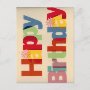 Happy Birthday Postcard