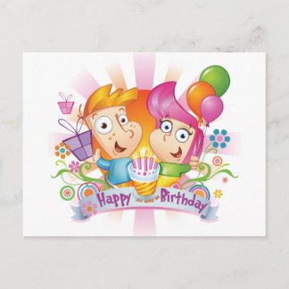 Happy Birthday Postcard