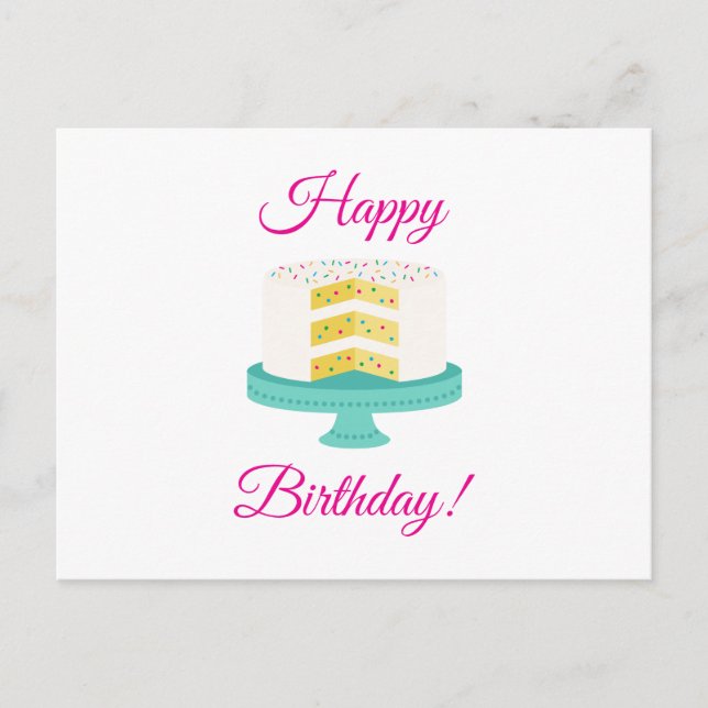 Happy Birthday Postcard (Front)