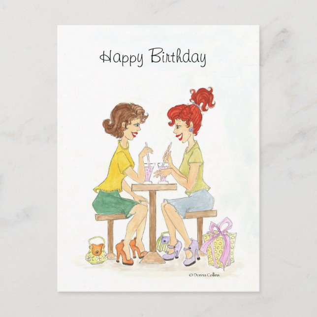 Happy Birthday Postcard (Front)
