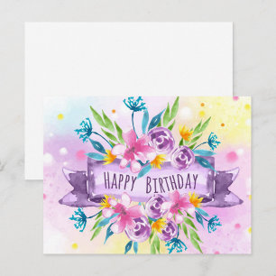 Happy Birthday Postcard