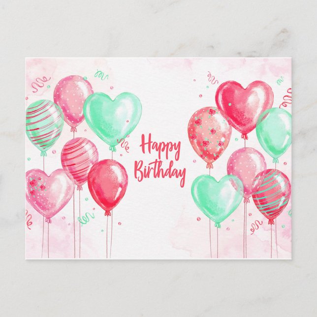 Happy Birthday Postcard (Make it simple send a birthday postcard!)