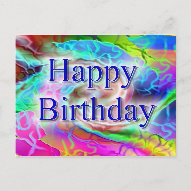 Happy Birthday Postcard (Front)