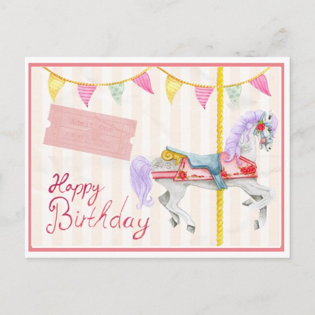 Happy Birthday Postcard (Front)