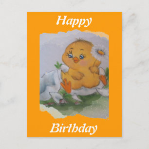 Happy birthday postcard