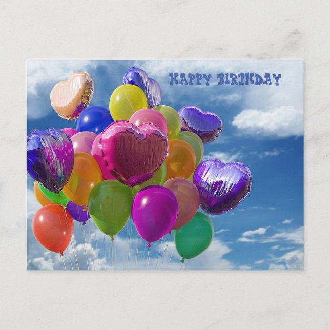 Happy Birthday Postcard (Front)