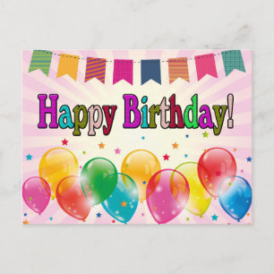 Happy Birthday Postcard