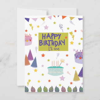 Happy birthday postcard