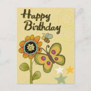 Happy Birthday Postcard