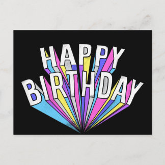 Happy Birthday Postcard