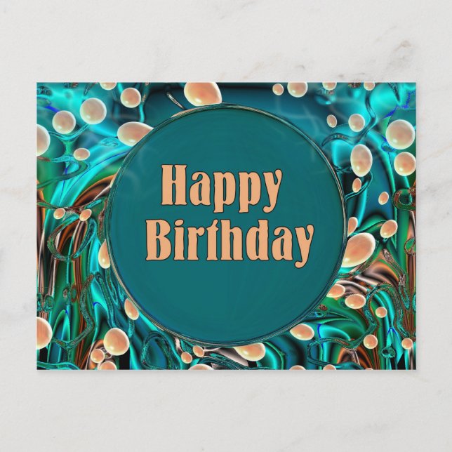 Happy Birthday Postcard (Front)