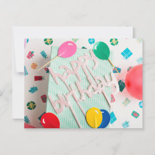 HAPPY BIRTHDAY POSTCARD