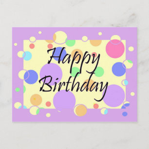 Happy Birthday Postcard