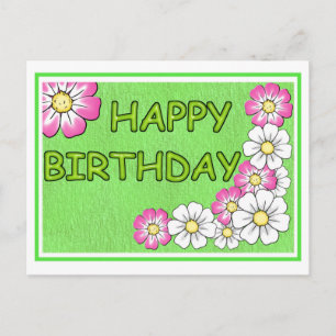 Happy Birthday Postcard