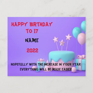 Happy Birthday Postcard