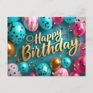 Happy Birthday Postcard