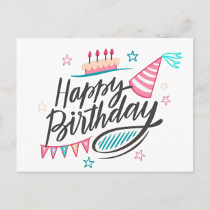 Happy Birthday Postcard