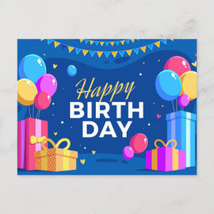 Happy Birthday Postcard