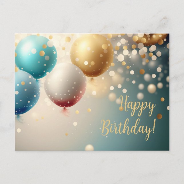 Happy Birthday Postcard (Front)