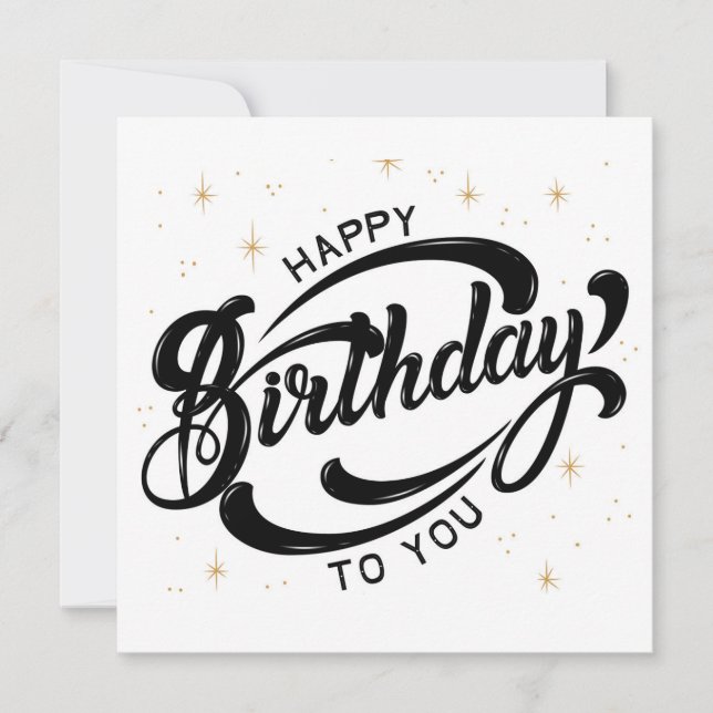 Happy Birthday Postcard (Front)