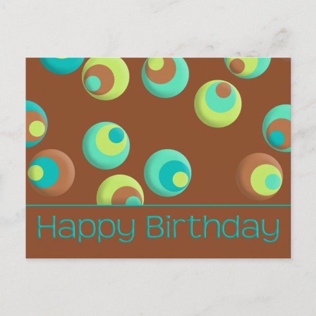 Happy Birthday Postcard (Front)