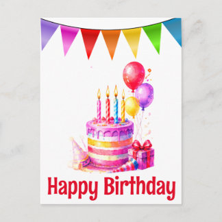 Happy birthday postcards