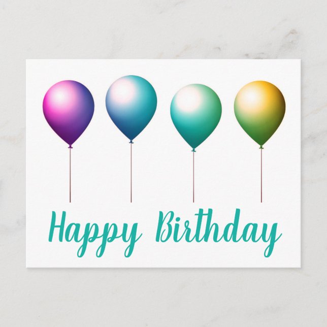 Happy birthday postcards (Front)