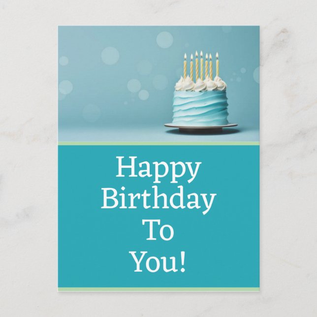 Happy birthday postcards (Front)