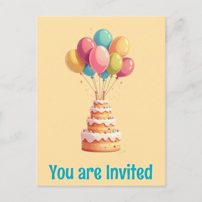 Happy birthday postcards (Front)